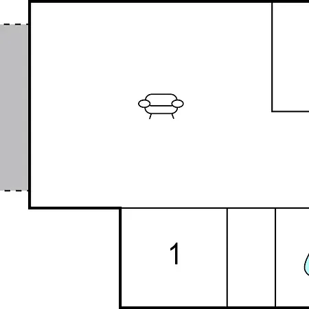 1 Bedroom Awesome In Сasa de vacaciones Jægerspris