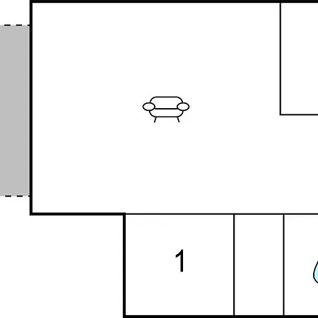 1 Bedroom Awesome In Prázdninový dům Jægerspris